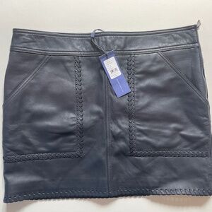 Rebecca Minkoff Leather Mini Skirt